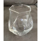 Vintage Tiffany & Co Large Crystal Serpentine Vase
