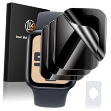 4 Pack for Apple Watch Screen Protector 40mm Privacy, Apple Watch 40mm Black