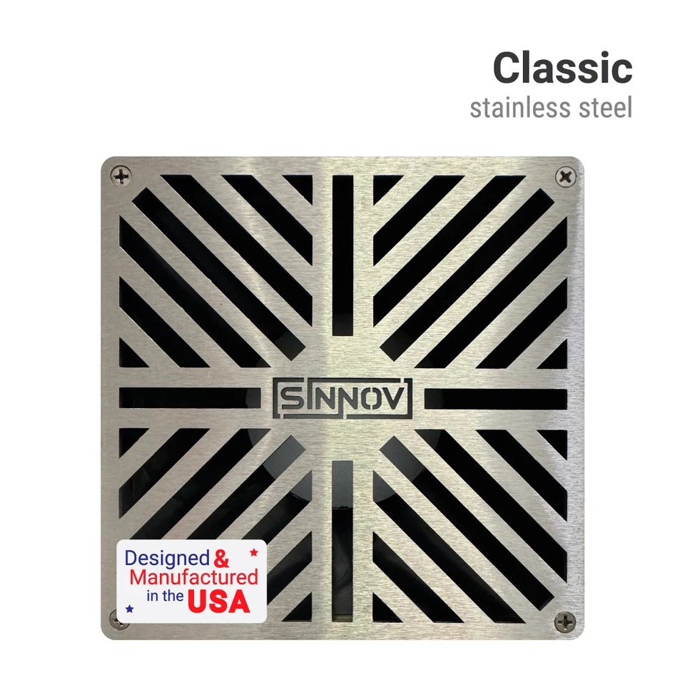 6 pulgadas Cubierta de drenaje de rejilla de drenaje cuadrada de alta resistencia premium hecha en EE. UU. Foto 3 de 4