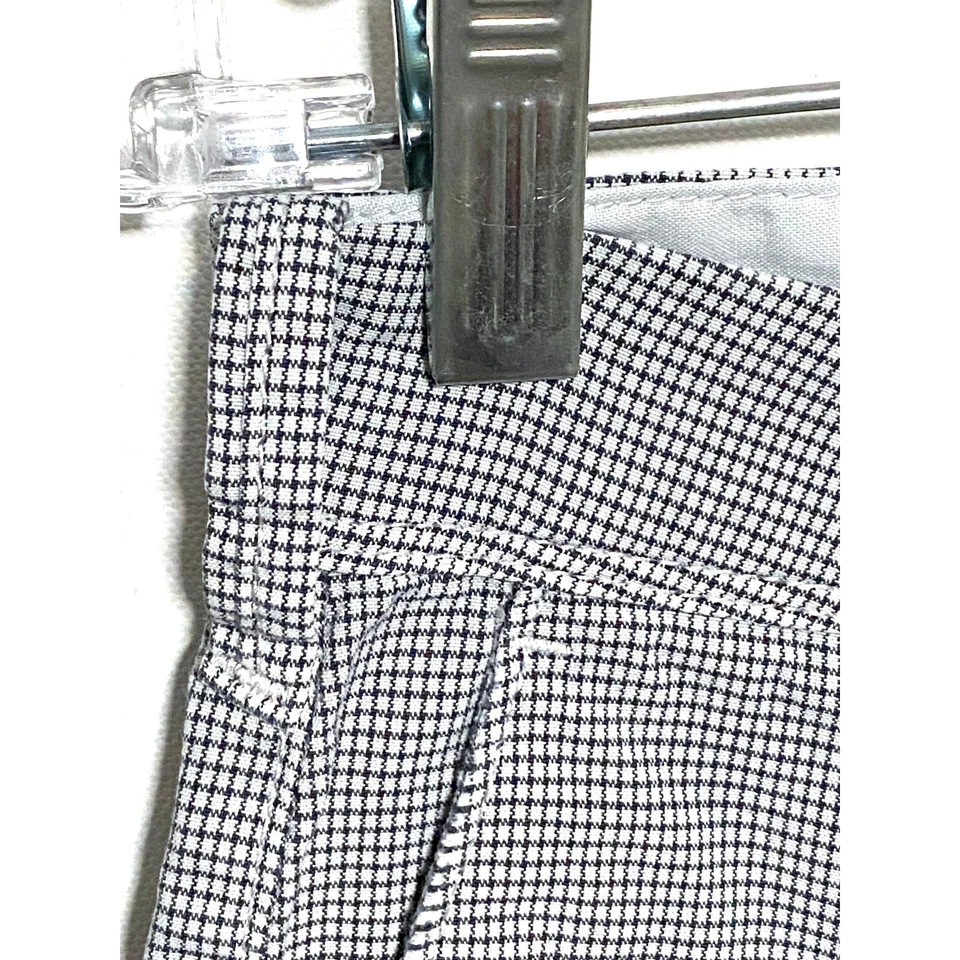 Pantalones Cortos Express Calce Clásico Negro Blanco Cuadros Geométricos Para Hombre 28 Preppy Monocromo Foto 4 de 4