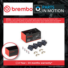 Brake Pads Set fits PEUGEOT 2008 MK1 Rear 2013 on Brembo 1607083280 YL00371280