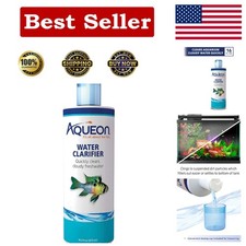 Freshwater Aquarium Water Clarifier, Clears Cloudy Fish Tank Water, Safe to Use