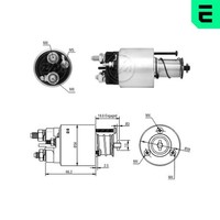 ERA Magnetschalter Starter ZM1496 12V FüR Fiat Ulysse Scudo Bus 179BXA11 16V JTD