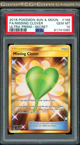 Missing Clover graded PSA 10 for sale on eBay