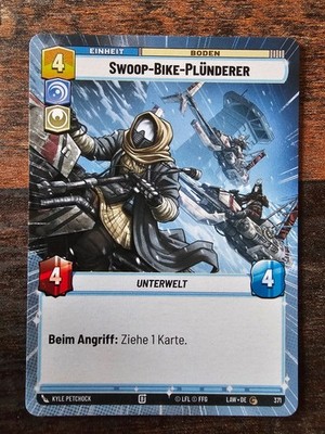 Star Wars Unlimited, Swoop-Bike-Plünderer, LAW-DE 371, Common, hyperspace