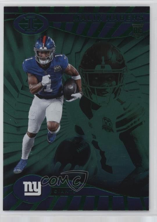 2024 Panini Illusions Trophy Collection Emerald Malik Nabers #66 0o2b