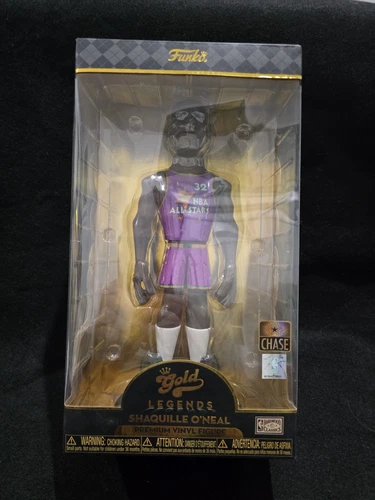 Funko NBA Gold Legends Shaquille O'Neal 12” CHASE All Star Jersey SHAQ @ Box B