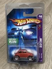 HOT WHEELS RED LINE INSTANT WIN BAJA BUG VOLKSWAGEN RED MINT ON PERFECT CARD