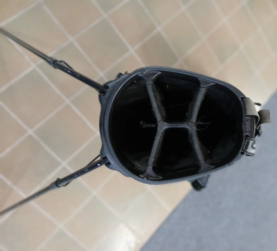 Bolsa de golf Ping negra/gris de transporte/soporte GRAN VALOR Foto 3 de 4