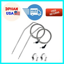 High Accuracy Meat Thermometer Probe Replacement for Thermopro Models - 2 Count