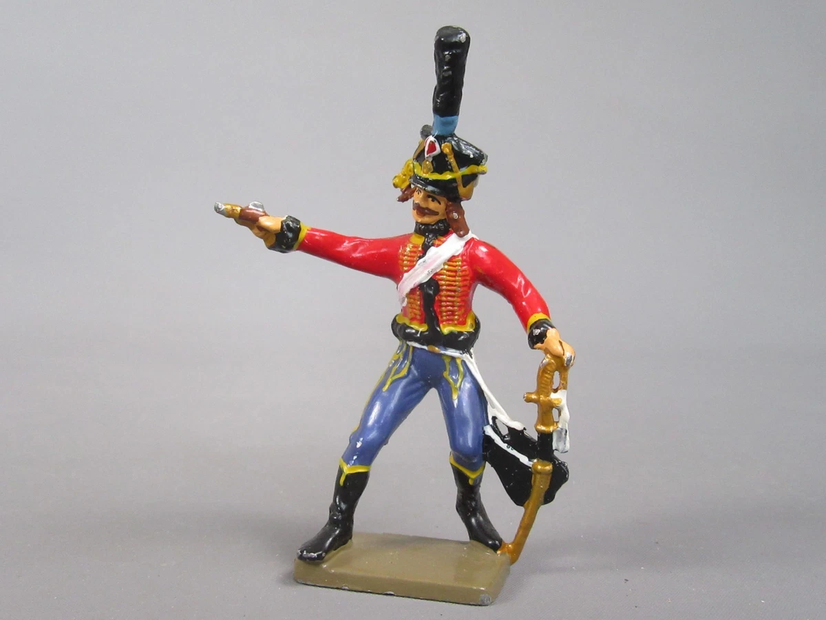 Lot 3 Soldats Premier Empire AIGLON Plastique 90 Mm - Starlux Lot N°108 - Occasion