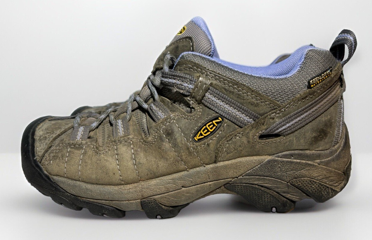 Stivali da trekking KEEN Targhee II scarpe impermeabili da donna taglia 7 W marrone viola