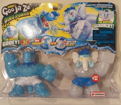 Heroes of Goo Jit Zu Dino Power Versus Pack 2 Action Figures Tyro Vs Gigatusk 