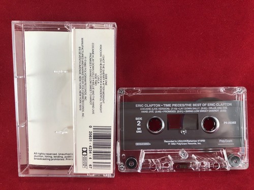 ERIC CLAPTON "Time Pieces The Best Of Eric Clapton" (1982) cassette tape - Picture 2 of 2