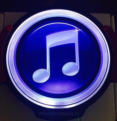 My Tunes Light Up Decal
