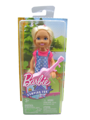 2016 Mattel Barbie Camping Fun Chelsea Doll 5 1/2'' with Ukulele New Sealed