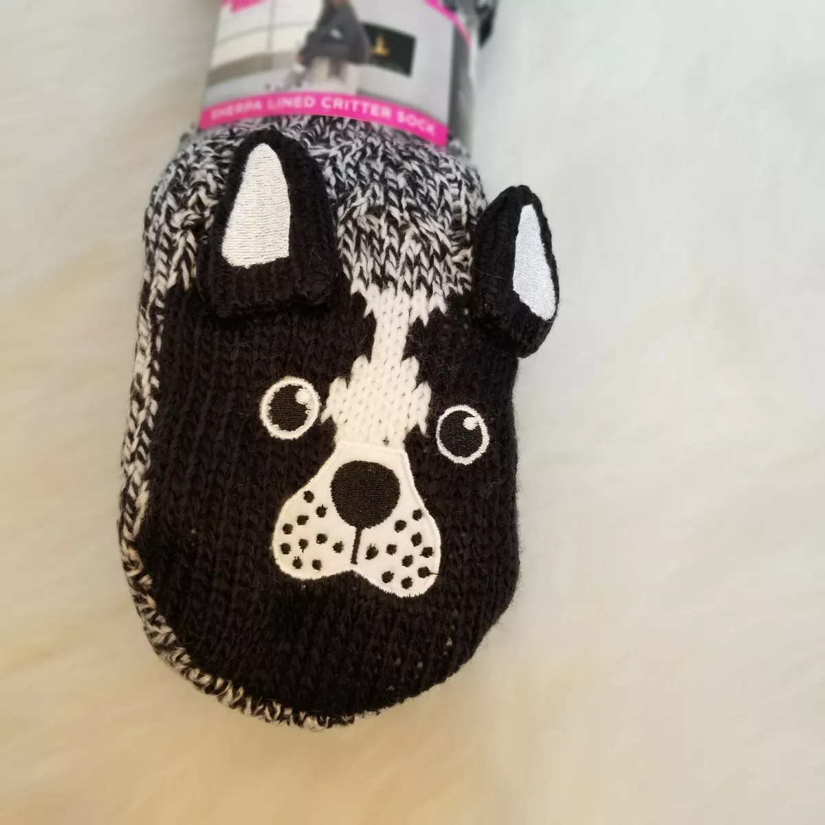 Sherpa lined critter best sale slippers