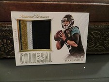 National Treasures Colossal Game Worn Jersey Jaguars Blake Bortles  07/25  2015
