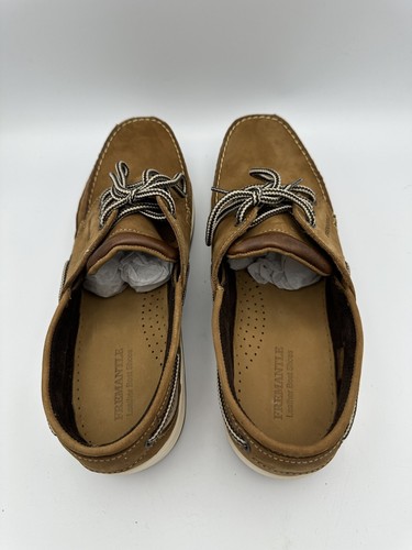 Fremantle Leather Sailing Deck Shoe Boat Shoes Size UK 10 EU 45 - Picture 3 of 4