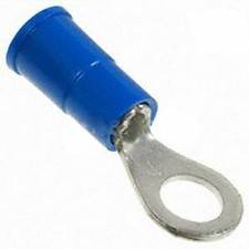 3M Vinyl Insulated Ring Tongue Terminal 10 Inside Diameter 16-14 Gauge Blue 