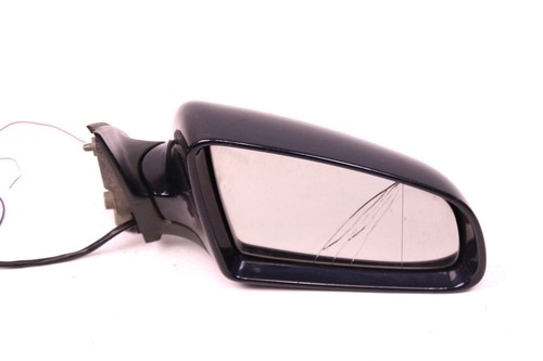 großer rechter Außenspiegel orig. Audi A4 B6 B7 8E GROSS blau Spiegel rechts #8