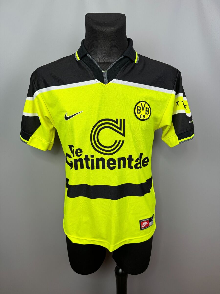 BORUSSIA DORTMUND 1997 1998 HOME SHIRT FOOTBALL SOCCER BORUSSIA DORTMUND 1997 1998 HOME SHIRT FOOTBALL SOCCER