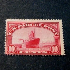 US Parcel Post Stamp Scott# Q6 Steamship and Mail Tender 1913 MH   C491