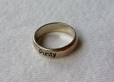 Signed BSD 925 Sterling Silver Purity Ring Size 6 +