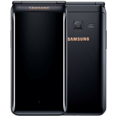 Android Samsung Galaxy Folder 2 SM-G1650 Big Keyboad Dual SIM 4G Black Phone