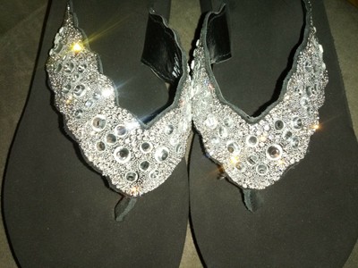 yellow box rubie flip flops