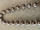 Vintage Champagne Faux Pearl Strand Necklace - Elegant 24" — photo 3