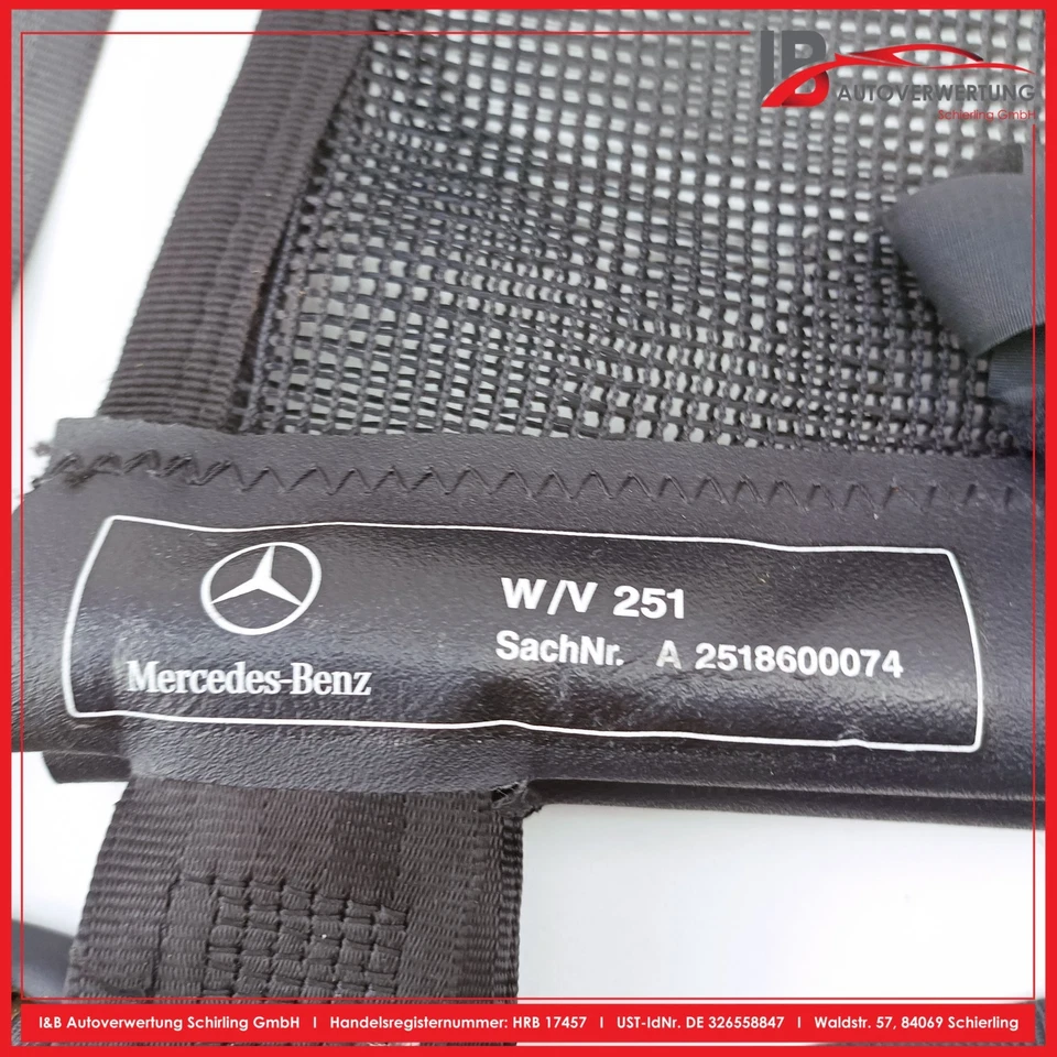MERCEDES BENZ CLASE R W251 R320 CDI 4MATIC pared de separación de red red de equipaje A2518600074 Foto 3 de 4