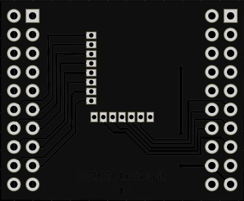 3X PCB Board für/for NRF 52840/52833 ZigBee 3.0 Module Ebyte E73-2G4M08S1C(E)X - Bild 3 von 4