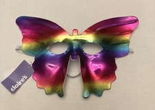 Claire  s Masquerade Rainbow Mask. New with Tag