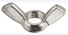 1/2-13 Wing Nuts, (10) Pack, Stainless Steel, 18-8. Quality hardware. 