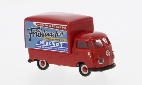 Brekina 32877 - 1/87 VW T1b Großraum-koffer, 1960, Spring Festival - New
