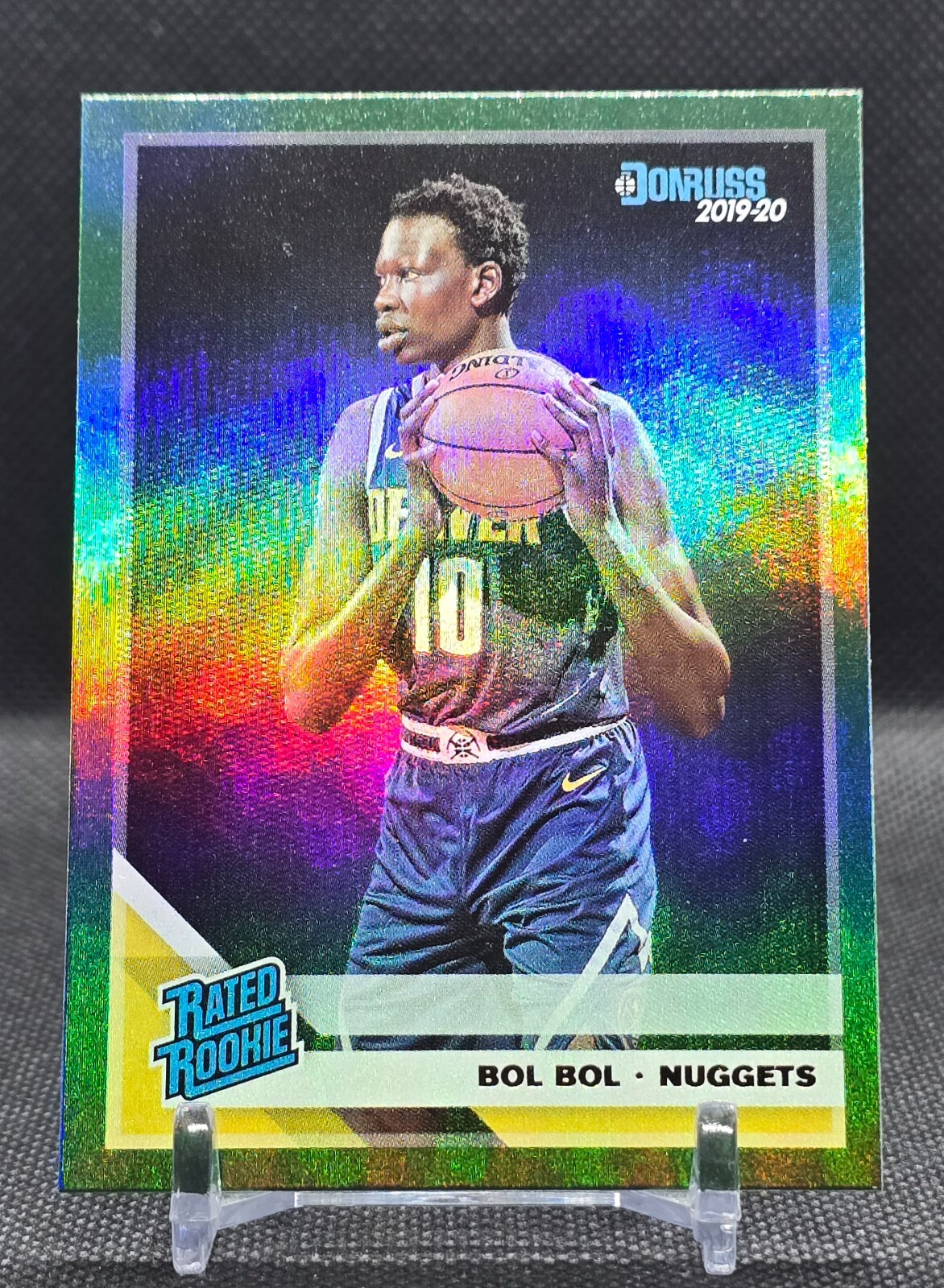 2019 Donruss Bol Bol RC #234 / GREEN FLOOD / Phoenix Suns