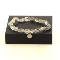 Steine Und MinéRaux. Armband Perlen Quarz Turmalin Rutil Aus Brasilien Fabriq