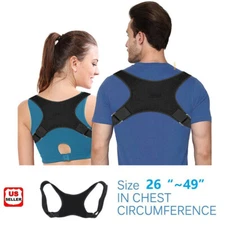 Adjustable Posture Corrector Back Shoulder Support Correct Brace Belt Men Women