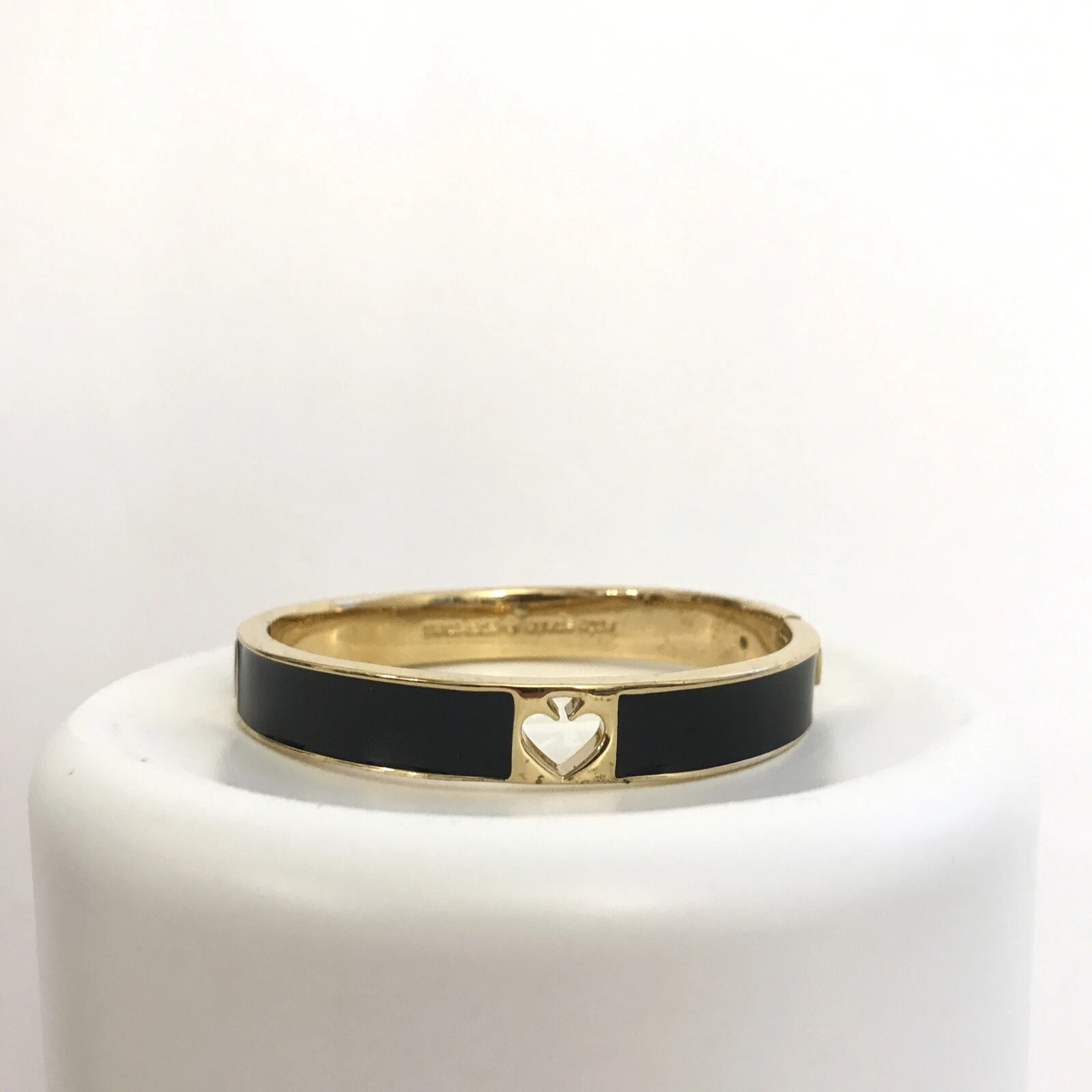 Bracciale Kate Spade oro smalto nero