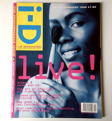 i-D Magazine | Feb 92 | Performance Issue | Altern 8, Jacob Marley, Gus Van Sant