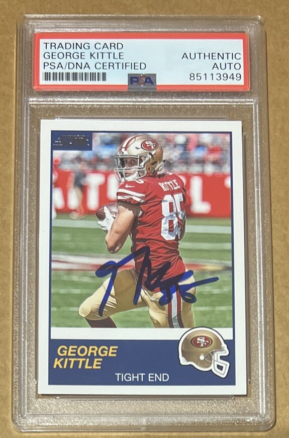 2019 Score George Kittle Auto Autograph Autographed Signed Card PSA 49ers 