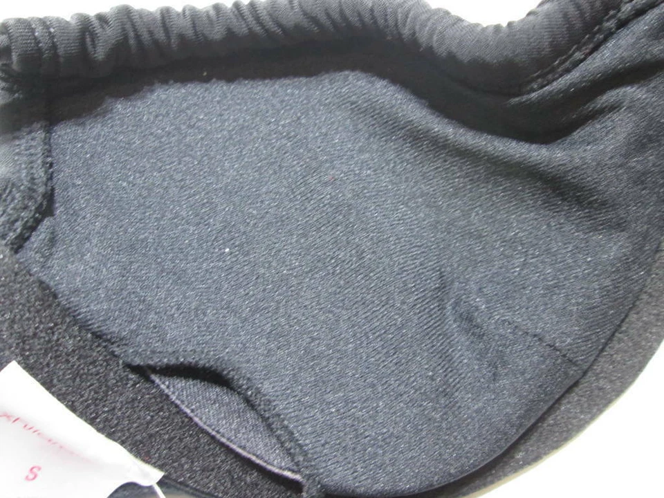 Nuevo con etiquetas Xhilaration Mujer Talla S Bikini Top Negro Traje de baño ajustable Foto 4 de 4