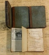 IVANHOE by WALTER SCOTT IN 4 PARTS pub. ZWICKAU 1825 GERMAN