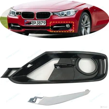 Front Fog Light Bezel Cover Grille Trim t For BMW 3 Series F30 F35 12-15,LH,2PCS