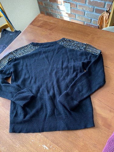 LOT Zara & Pinck Premium Black Burgundy Sweater Pants Girls Sz 11-12 152 cm S - Picture 5 of 11