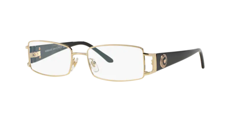 Versace 0VE1163M 1252 Pale gold 52mm Rectangular Women's Eyeglasses