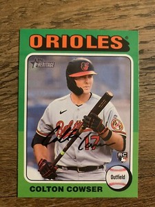2024 Topps Heritage Colton Cowser #388 Rookie RC Baltimore Orioles