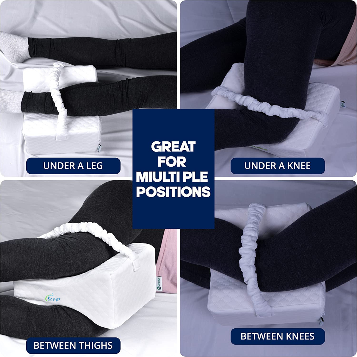 MEMORY FOAM CONTOUR LEG PILLOW Orthopaedic Pillow Back Hips Knee