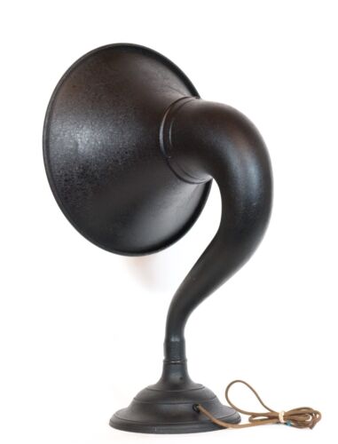 Mint, Working 1924 Atwater Kent Model M Black Horn Speaker For Breadboard Radio - Picture 3 of 10
